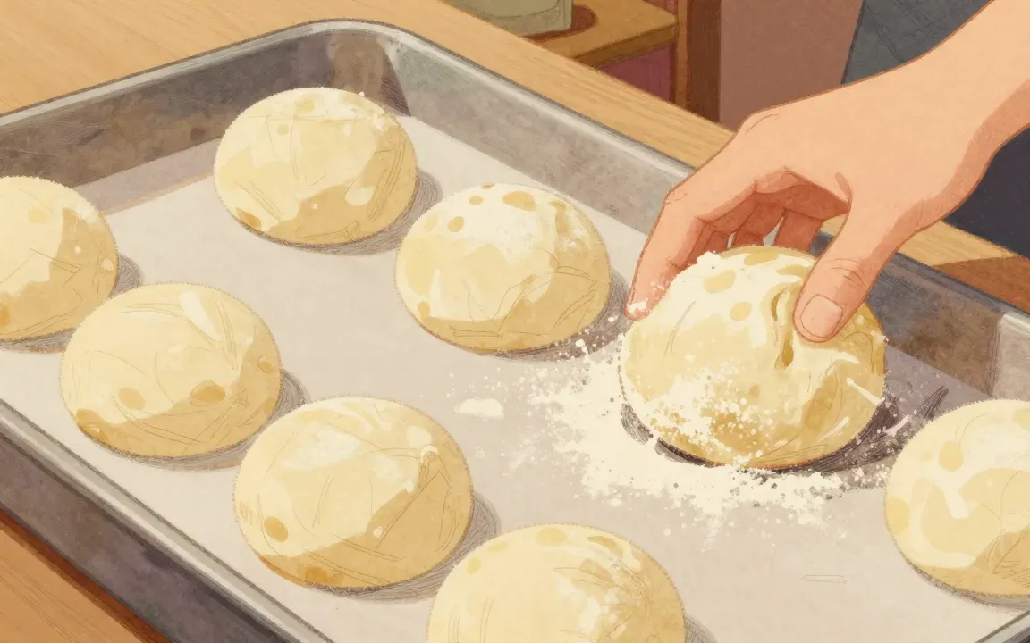 Formen und backen – Pizzeria-Teig, 24 Stunden
