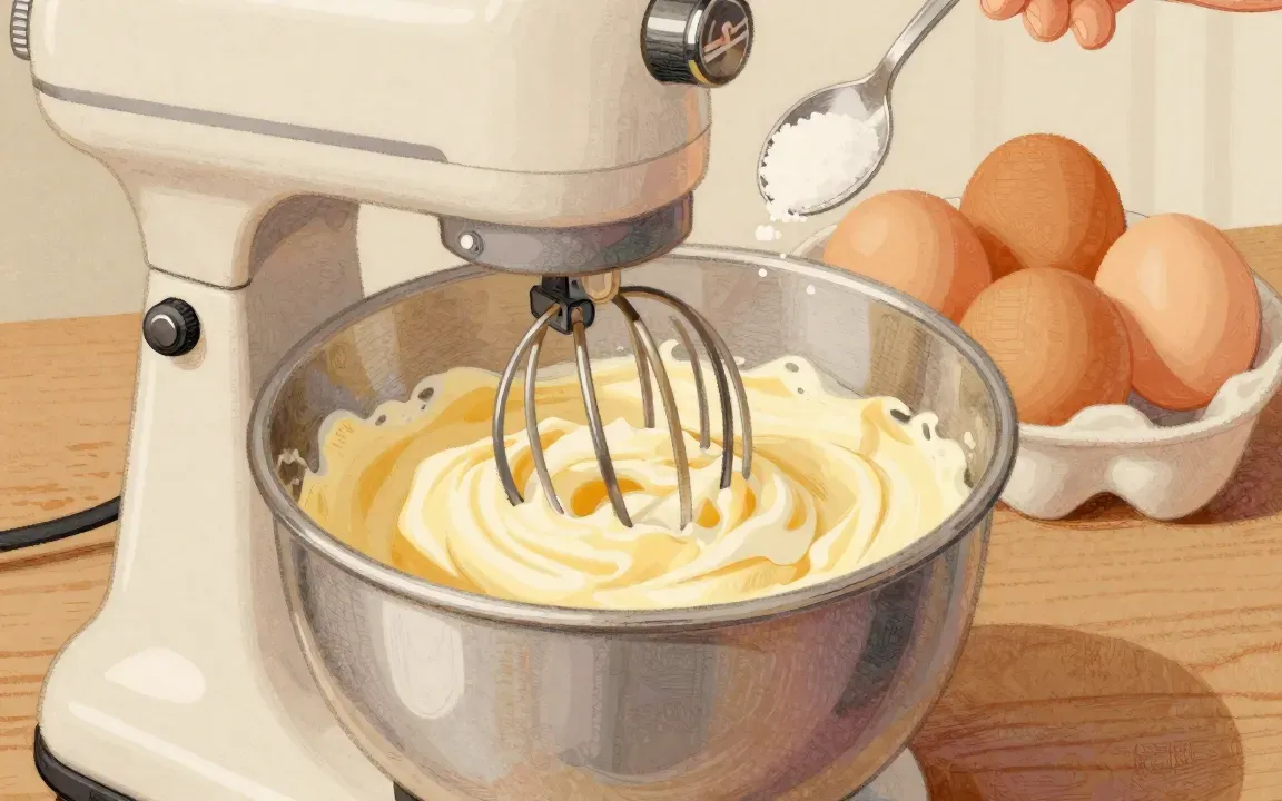 Aufschlagen – Rüblikuchen mit Frischkäse-Topping