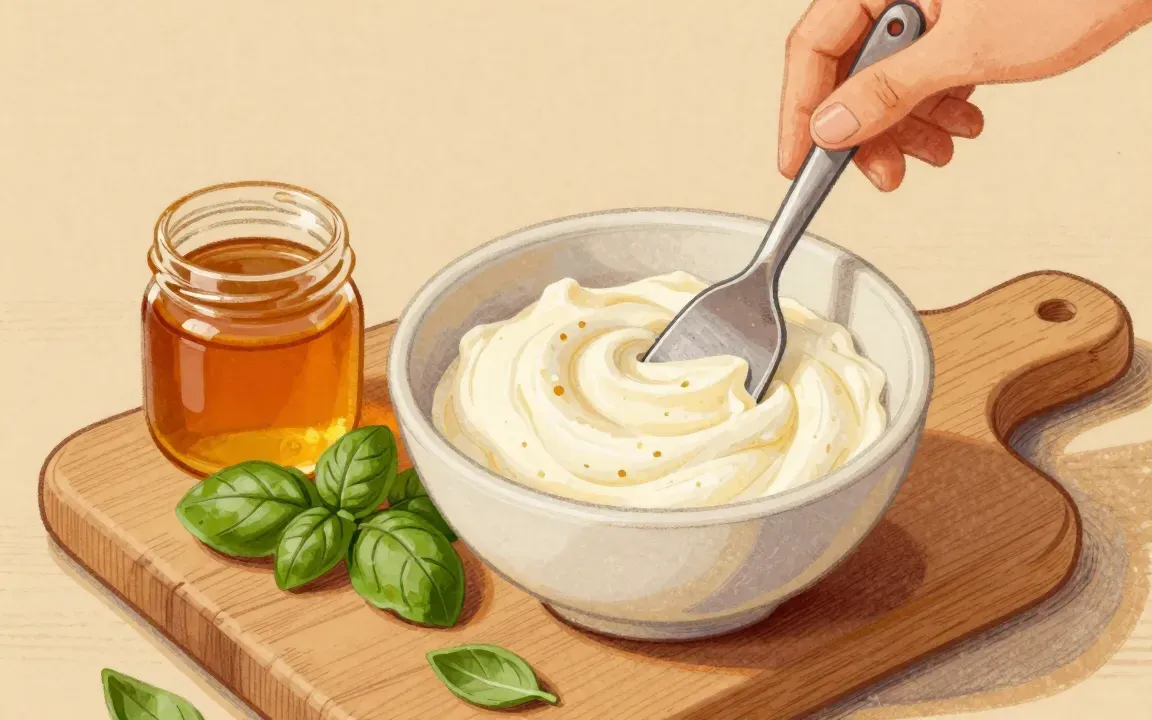 Soße rühren – White Sauce aus Ricotta